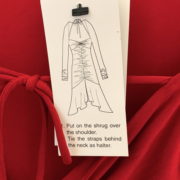 BCBG MaxAzria Red Asymmetric Dress - Picture 2 of 7